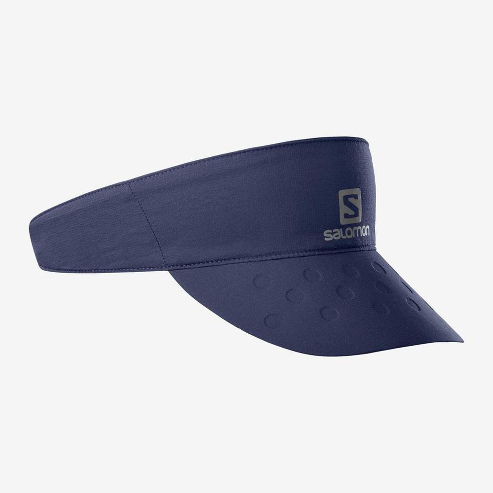 Visor Salomon Femme Bleu Marine - Salomon SENSE VISOR - France (1392-XVMDC)